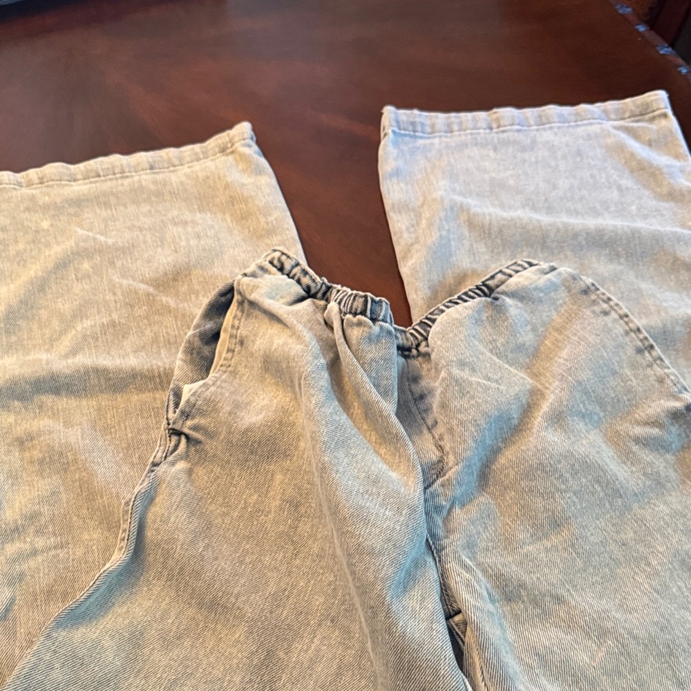Vanilla Star Gray Flare & Wide Leg Jeans
